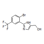 2-[2-Bromo-5-(trifluoromethyl)phenyl]imidazole-5-methanol