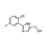 2-(2-Chloro-5-iodophenyl)imidazole-5-methanol