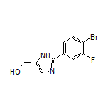 2-(4-Bromo-3-fluorophenyl)imidazole-5-methanol