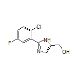 2-(2-Chloro-5-fluorophenyl)imidazole-5-methanol