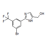 2-[3-Bromo-5-(trifluoromethyl)phenyl]imidazole-5-methanol