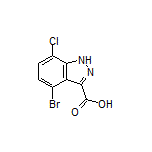 4-Bromo-7-chloro-1H-indazole-3-carboxylic Acid