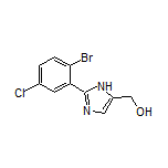 2-(2-Bromo-5-chlorophenyl)imidazole-5-methanol