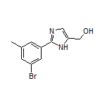 2-(3-Bromo-5-methylphenyl)imidazole-5-methanol