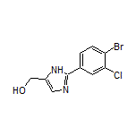 2-(4-Bromo-3-chlorophenyl)imidazole-5-methanol