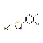 2-(3-Chloro-4-fluorophenyl)imidazole-5-methanol