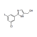 2-(3-Chloro-5-iodophenyl)imidazole-5-methanol