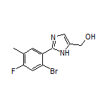 2-(2-Bromo-4-fluoro-5-methylphenyl)imidazole-5-methanol