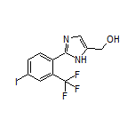 2-[4-Iodo-2-(trifluoromethyl)phenyl]imidazole-5-methanol