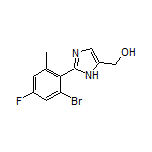 2-(2-Bromo-4-fluoro-6-methylphenyl)imidazole-5-methanol