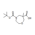 4-Boc-6-methyl-1,4-oxazepane-6-carboxylic Acid