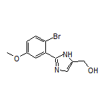 2-(2-Bromo-5-methoxyphenyl)imidazole-5-methanol