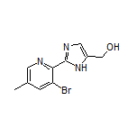 2-(3-Bromo-5-methyl-2-pyridyl)imidazole-5-methanol