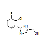 2-(2-Chloro-3-fluorophenyl)imidazole-5-methanol