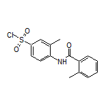 3-Methyl-4-(2-methylbenzamido)benzene-1-sulfonyl Chloride