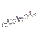 (R)-N-[4-[N-[1-(1-Boc-4-piperidyl)ethyl]sulfamoyl]-2-methylphenyl]-2-methylbenzamide