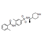 (R)-2-Methyl-N-[2-methyl-4-[N-[1-(4-piperidyl)ethyl]sulfamoyl]phenyl]benzamide