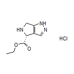 Ethyl (R)-1,4,5,6-Tetrahydropyrrolo[3,4-c]pyrazole-4-carboxylate Hydrochloride