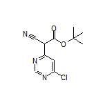 tert-Butyl 2-(6-Chloro-4-pyrimidinyl)-2-cyanoacetate