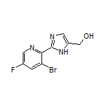 2-(3-Bromo-5-fluoro-2-pyridyl)imidazole-5-methanol