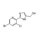 2-(5-Bromo-3-chloro-2-pyridyl)imidazole-5-methanol