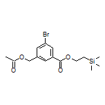 2-(Trimethylsilyl)ethyl 3-(acetoxymethyl)-5-bromobenzoate