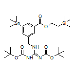 (E)-2-(Trimethylsilyl)ethyl 3-[(2,3-Di-Boc-guanidino)methyl]-5-(trimethylstannyl)benzoate