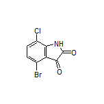 4-Bromo-7-chloroisatin