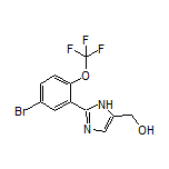 2-[5-Bromo-2-(trifluoromethoxy)phenyl]imidazole-5-methanol