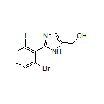 2-(2-Bromo-6-iodophenyl)imidazole-5-methanol