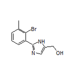 2-(2-Bromo-3-methylphenyl)imidazole-5-methanol