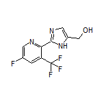 2-[5-Fluoro-3-(trifluoromethyl)-2-pyridyl]imidazole-5-methanol