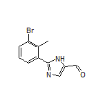 2-(3-Bromo-2-methylphenyl)-1H-imidazole-5-carbaldehyde