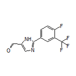 2-[4-Fluoro-3-(trifluoromethyl)phenyl]-1H-imidazole-5-carbaldehyde