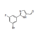 2-(3-Bromo-5-fluorophenyl)-1H-imidazole-5-carbaldehyde