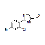 2-(4-Bromo-2-chlorophenyl)-1H-imidazole-5-carbaldehyde