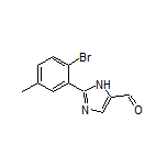 2-(2-Bromo-5-methylphenyl)-1H-imidazole-5-carbaldehyde