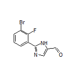 2-(3-Bromo-2-fluorophenyl)-1H-imidazole-5-carbaldehyde