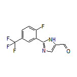 2-[2-Fluoro-5-(trifluoromethyl)phenyl]-1H-imidazole-5-carbaldehyde