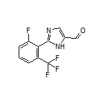 2-[2-Fluoro-6-(trifluoromethyl)phenyl]-1H-imidazole-5-carbaldehyde