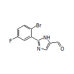 2-(2-Bromo-5-fluorophenyl)-1H-imidazole-5-carbaldehyde