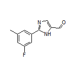 2-(3-Fluoro-5-methylphenyl)-1H-imidazole-5-carbaldehyde