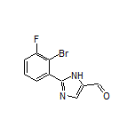 2-(2-Bromo-3-fluorophenyl)-1H-imidazole-5-carbaldehyde