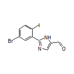 2-(5-Bromo-2-iodophenyl)-1H-imidazole-5-carbaldehyde