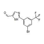 2-[3-Bromo-5-(trifluoromethyl)phenyl]-1H-imidazole-5-carbaldehyde