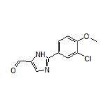 2-(3-Chloro-4-methoxyphenyl)-1H-imidazole-5-carbaldehyde