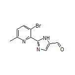 2-(3-Bromo-6-methyl-2-pyridyl)imidazole-5-carbaldehyde