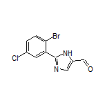 2-(2-Bromo-5-chlorophenyl)-1H-imidazole-5-carbaldehyde