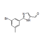 2-(3-Bromo-5-methylphenyl)-1H-imidazole-5-carbaldehyde