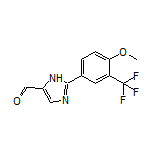 2-[4-Methoxy-3-(trifluoromethyl)phenyl]-1H-imidazole-5-carbaldehyde